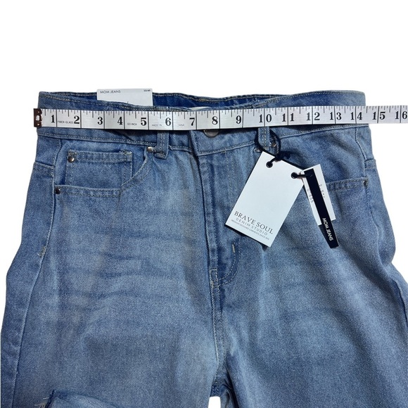 Brave Soul London Franciska Mom Jeans, NWT, Size 12/40 - Picture 3 of 11